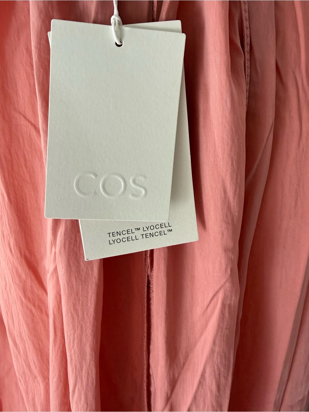 Women's Maxi Dress - Coral Pink Halter Maxi Dress - Picture 9 of 14